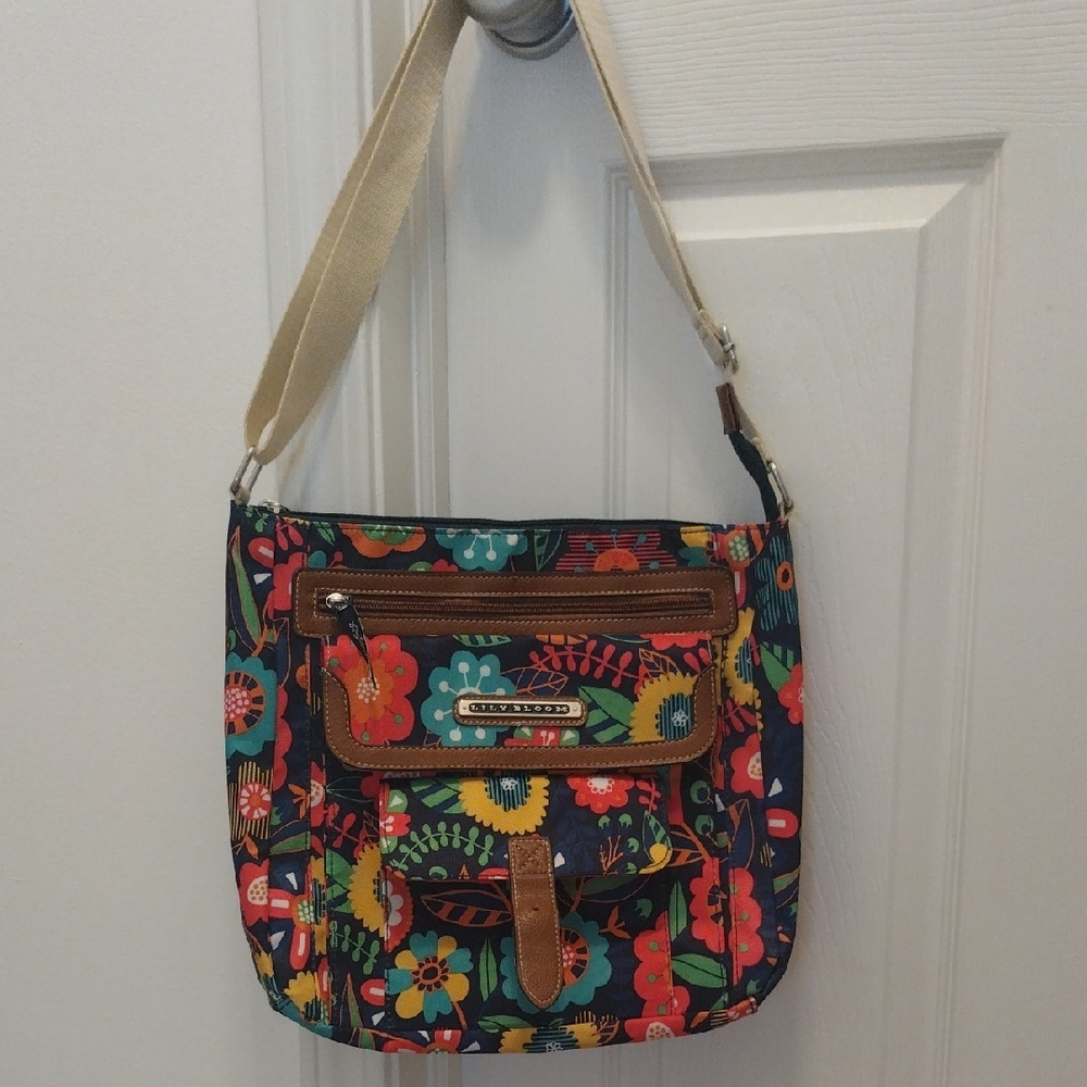 Lily Bloom Vibrant Crossbody Bag with Playful Floral Design